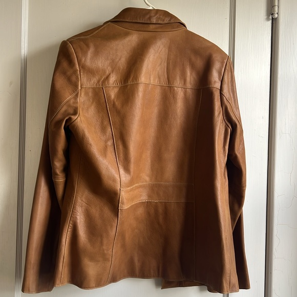 Vintage 90s Mossimo Leather Jacket - Picture 3 of 4